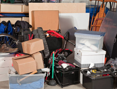 Large Assortment OF Junk In Garage