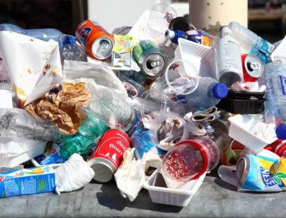 pile of smelly trash to be picked up by Altitude Hauling